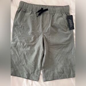 Tommy Hilfiger Chino Shorts Boys L (16/18) Gray Grey Lightweight Pocket Dress